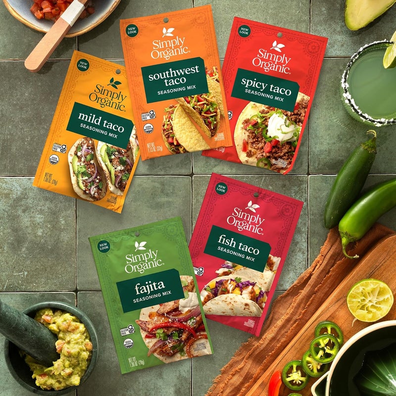Simply Organic Mild Taco Seasoning Mix - Image 5